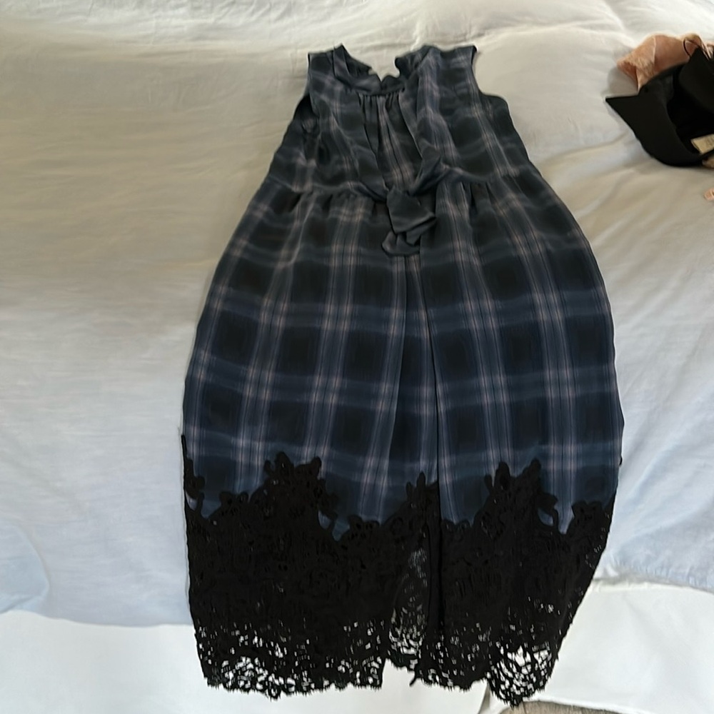 Cool plaid lightweight dress